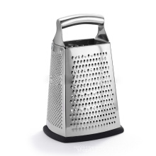 Professional Box Grater Cheese Grater Box  Stainless Steel with Non-Slip Bottom
